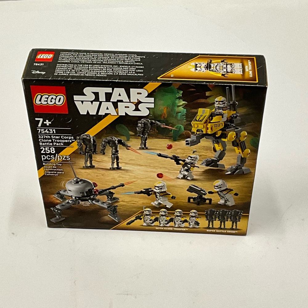 LEGO 75431 Star Wars 327th Star Corps Clone Troopers Battle Pack NEW Sealed Box